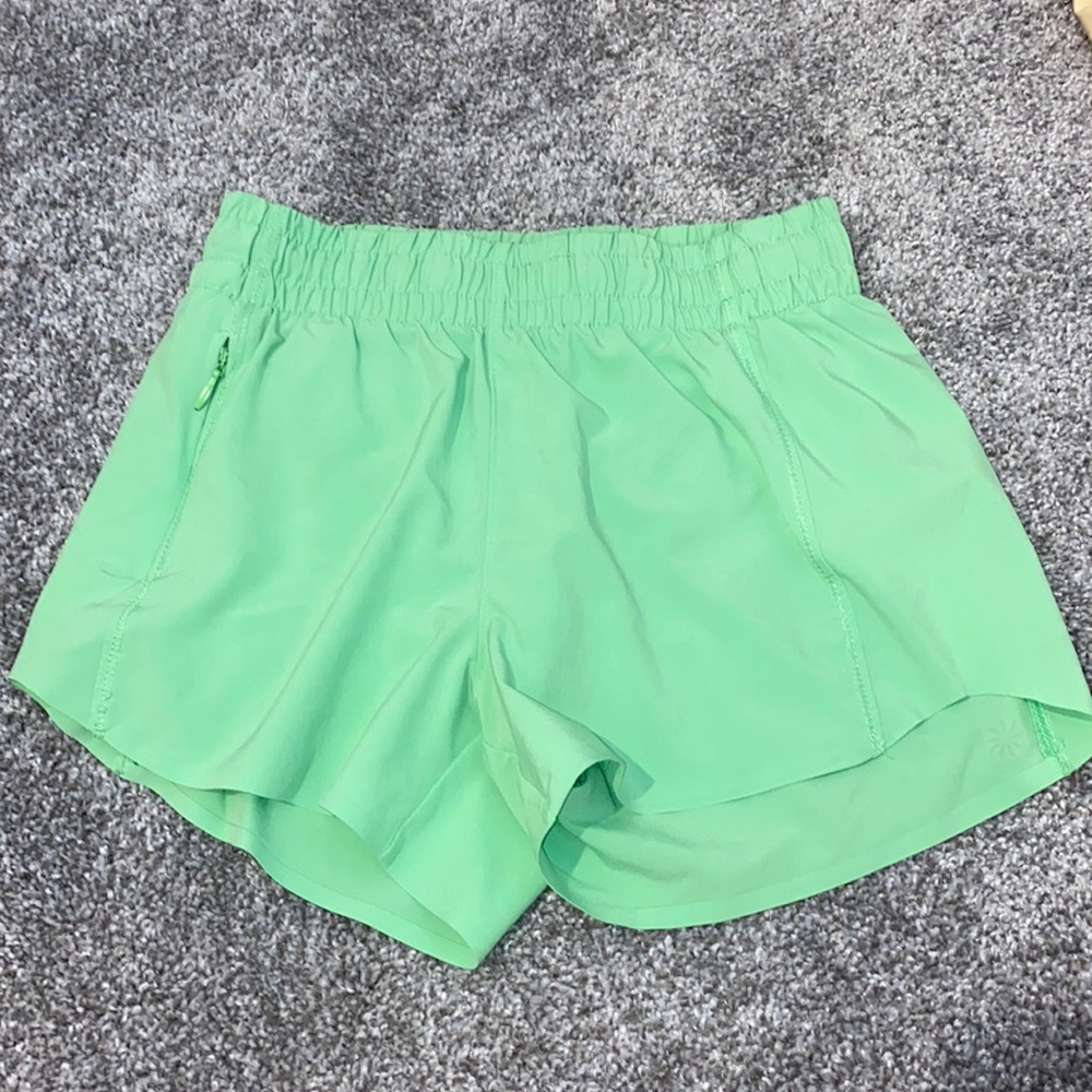 Athleta Mint Green Girls' Running Shorts